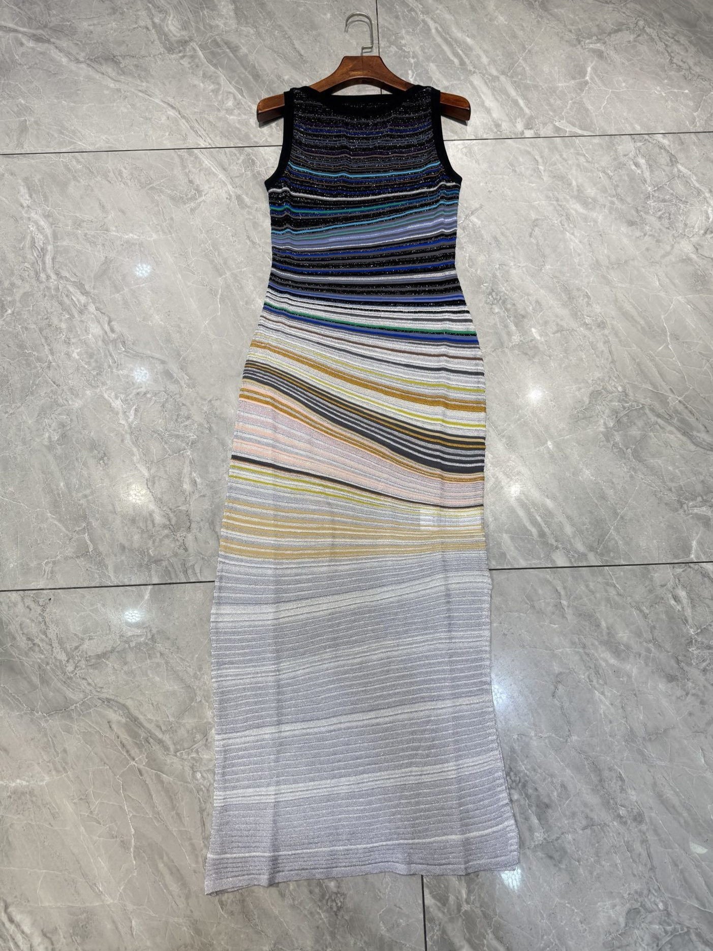 Fit Belly-Covering Vest Long Skirt dress