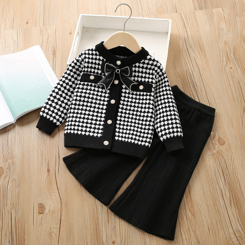 flared pants children's two-piece set