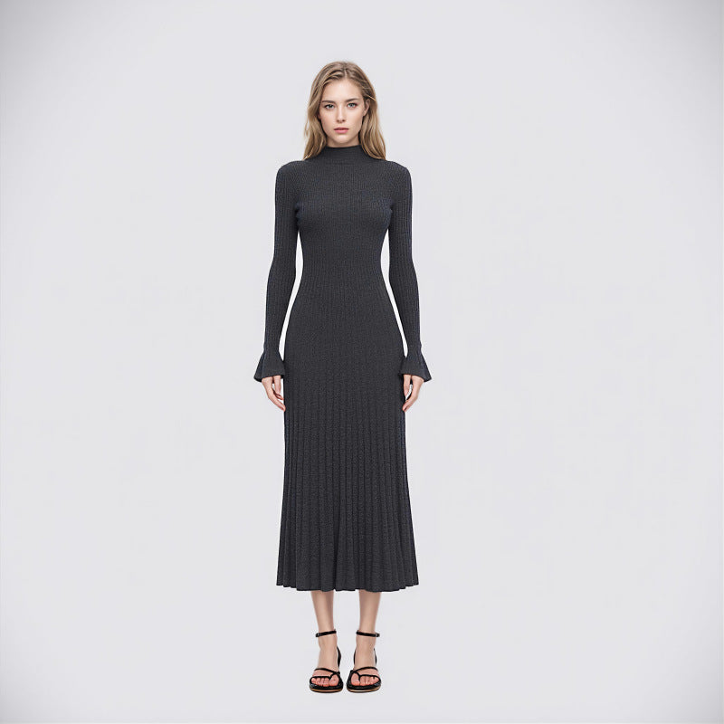 Wool primer knitted dress