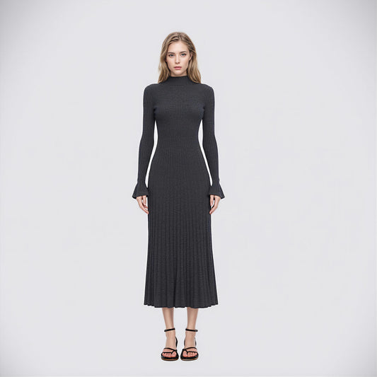 Wool primer knitted dress