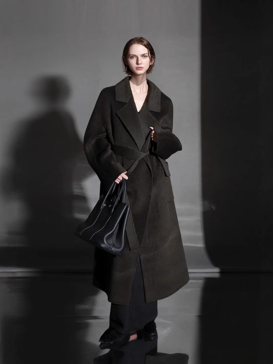 Alpaca jacket long coat