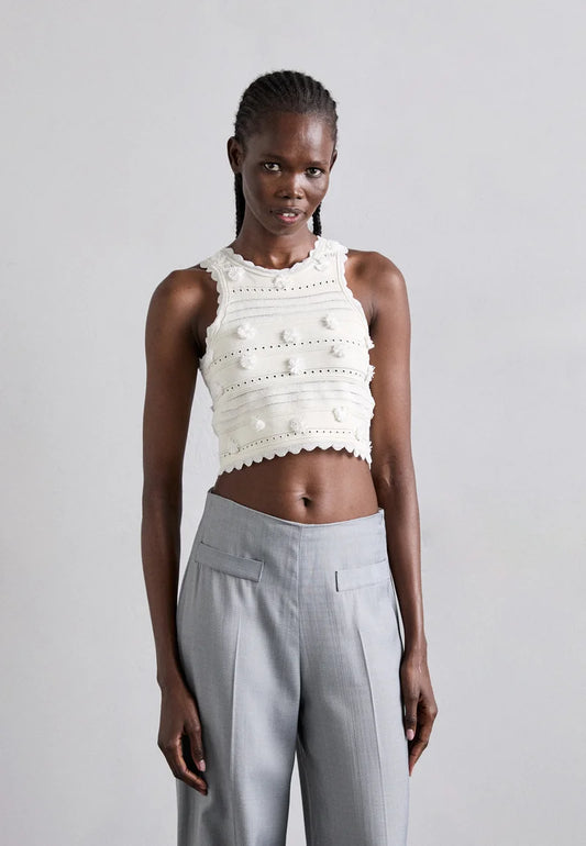 SANDRO AMERICAIN VOLANT - HAUT 