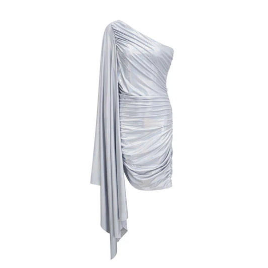 Chantal mono shoulder dress