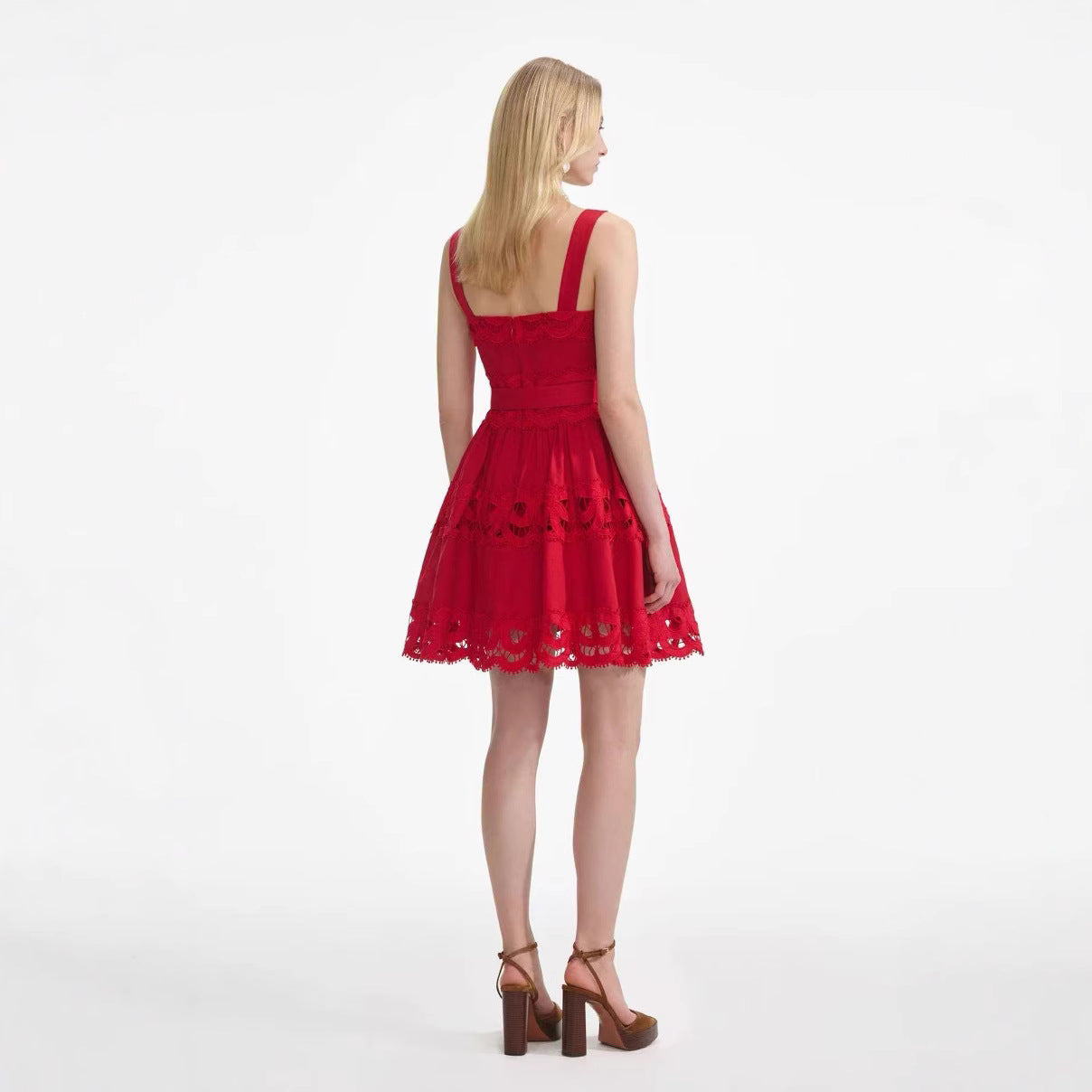 Palace Style Cut Out Design Dress