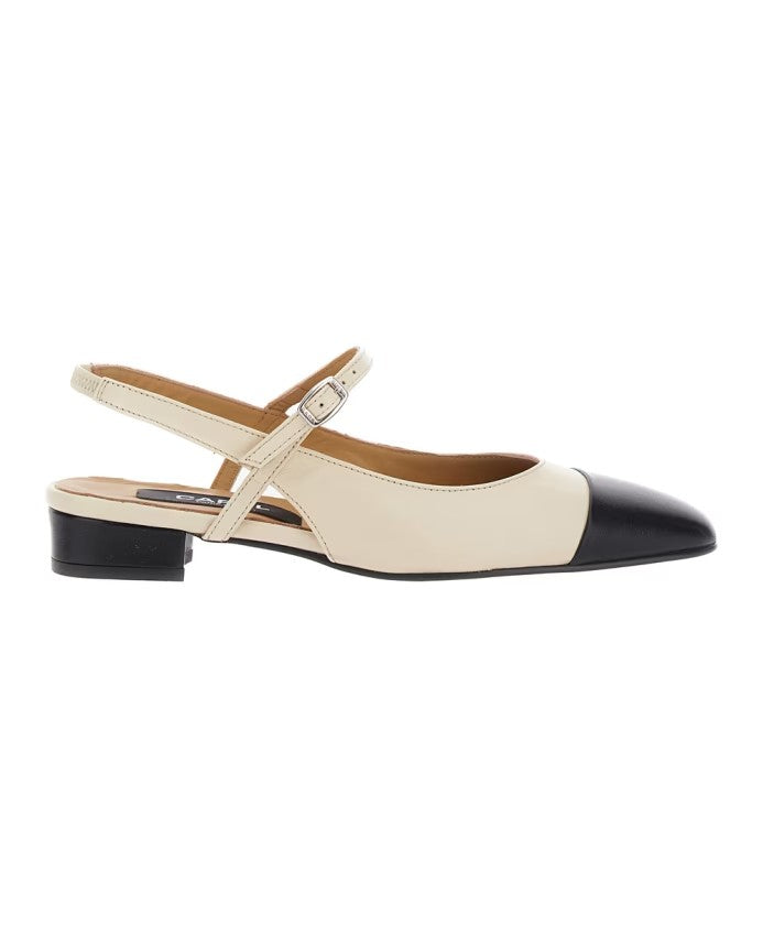 CAREL BEIGE HEEL SANDAL OCEANO