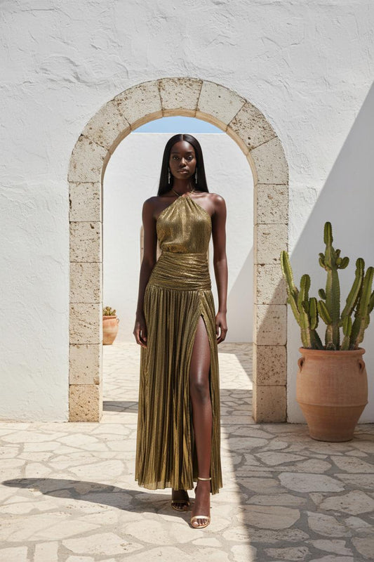Palma new maxi dress - Gold