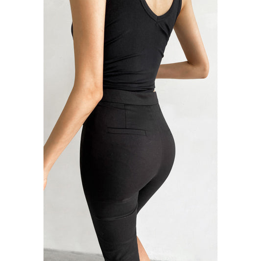 Workwear Slimming Straight-Leg  capri