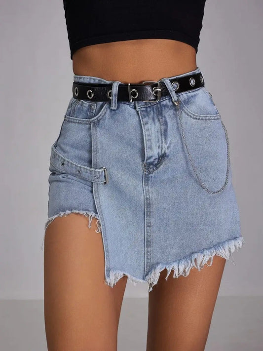 Denim shorts