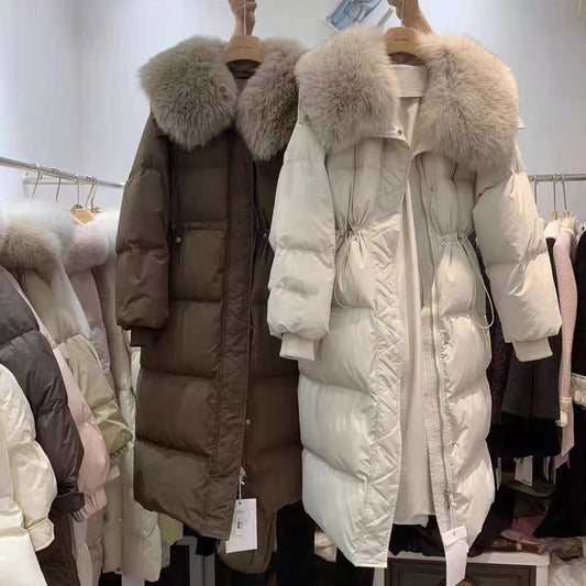 Waist slimming  fur fox  new jacket