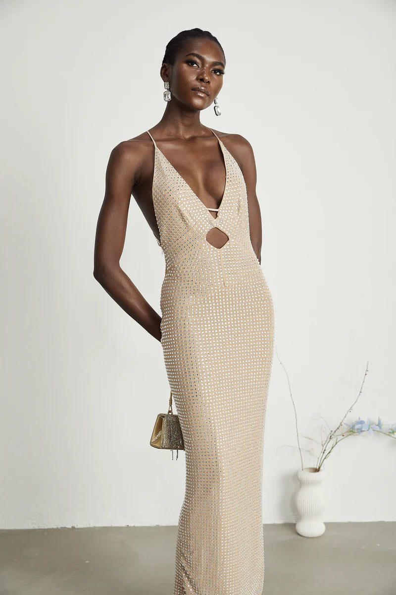 Robe midi coupée ornée de la Sorrel