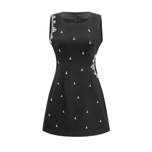 Médée black cut-out dress