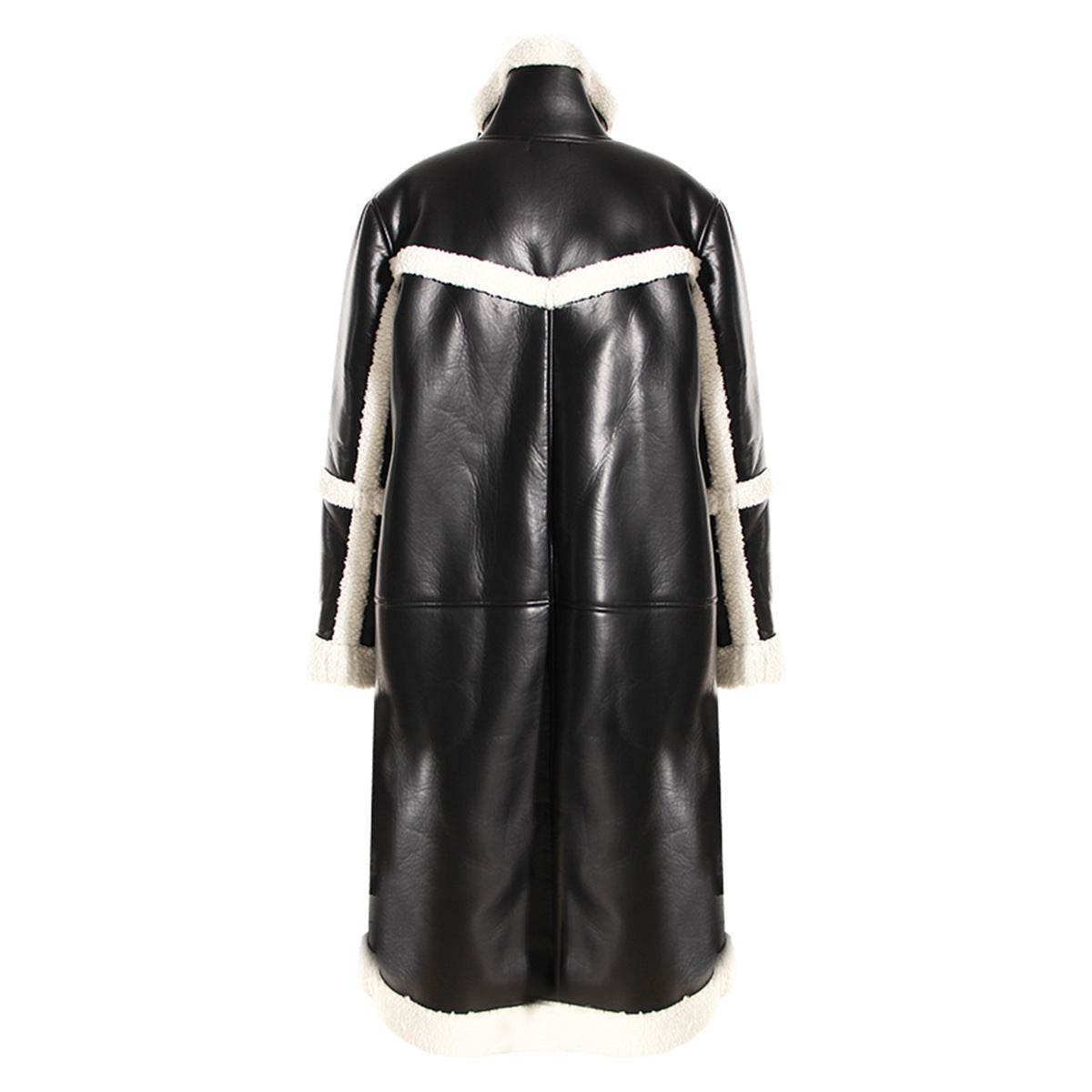 thickened fur integrated coat