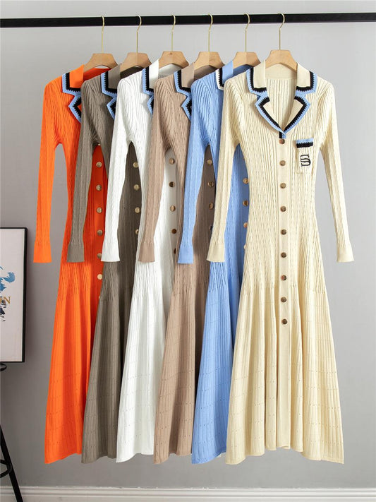 Robe midi en maille fine Sandro