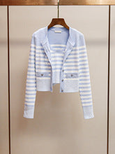 Palma striped knitted set