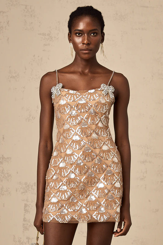 Edvige sequin-embellished mini dress