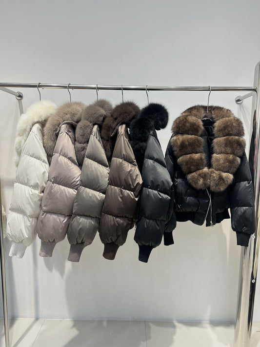 Fur Warm Down Jacket