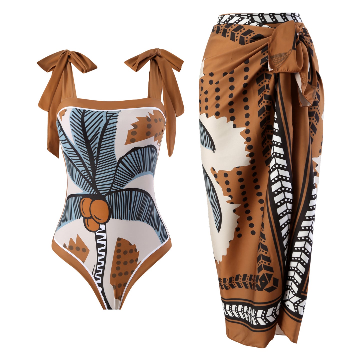 Coconut tree series swimsuit