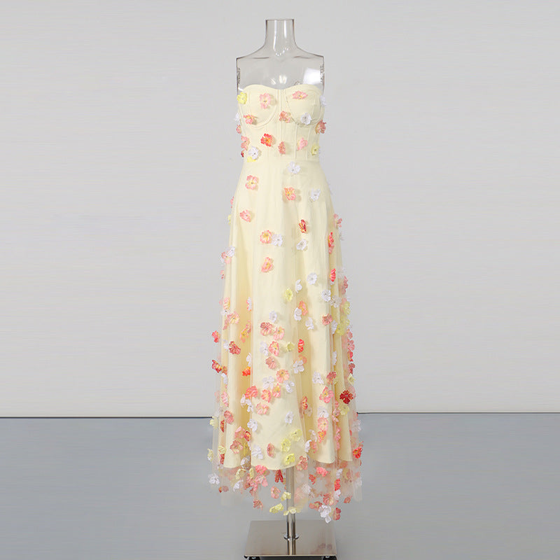 Lemon Bloom Petal Dress