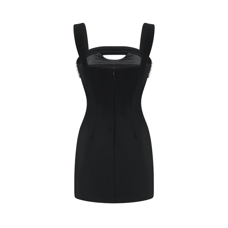 Mini robe noire Mathilde