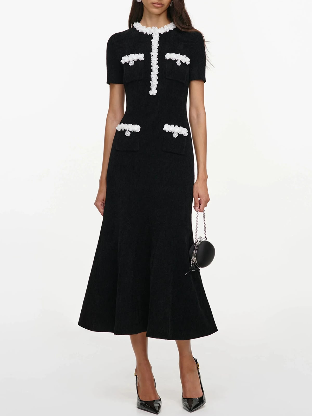 Midnight Blossom Dress
