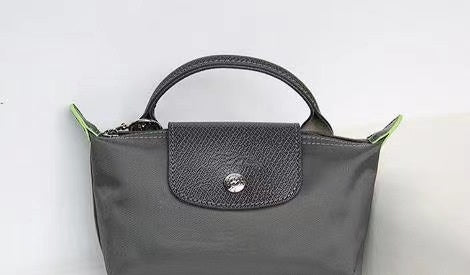 One Shoulder Crossbody Tote Bag with Perforated Strap