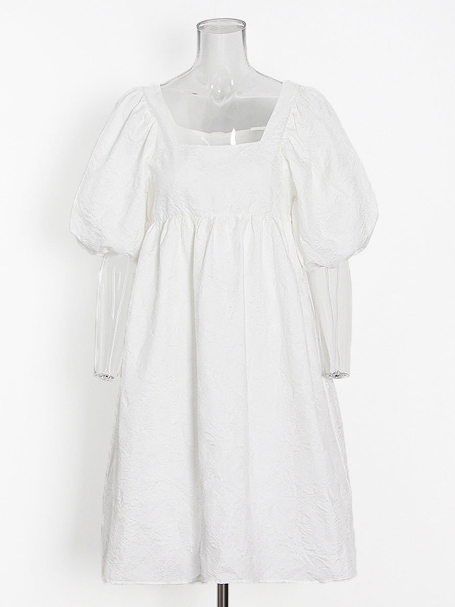 Pearl Babydoll Mini Dress