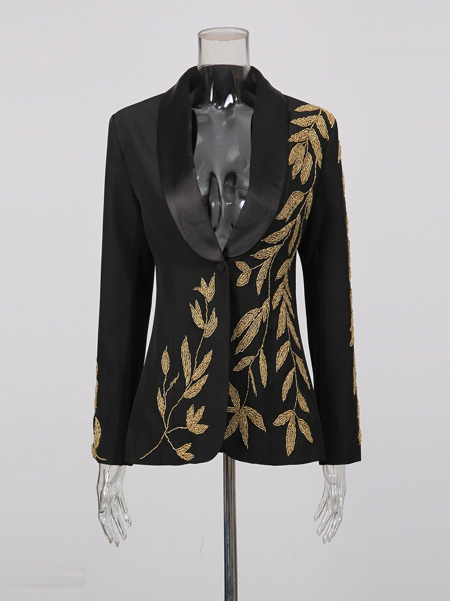 Gilded Leaf Blazer