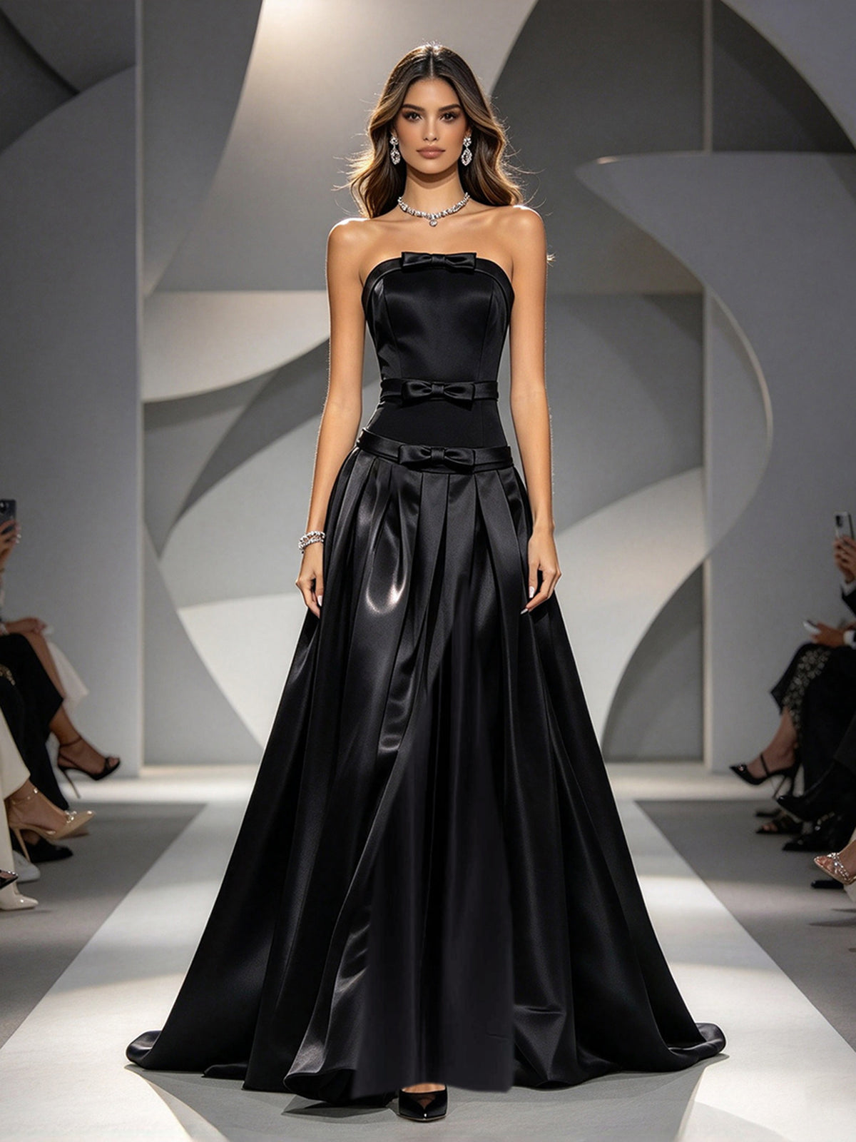 Bow Noir Gown
