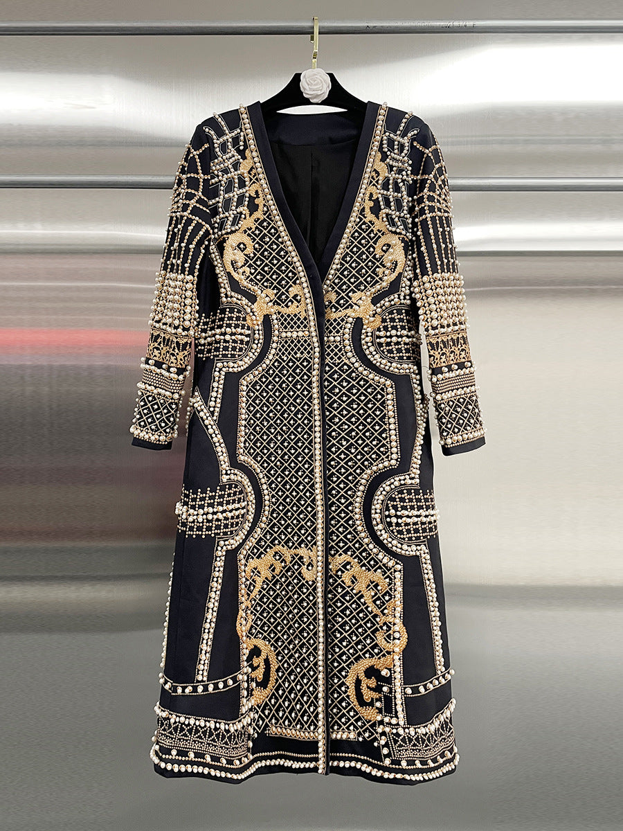 Baroque Gold Gown Coat