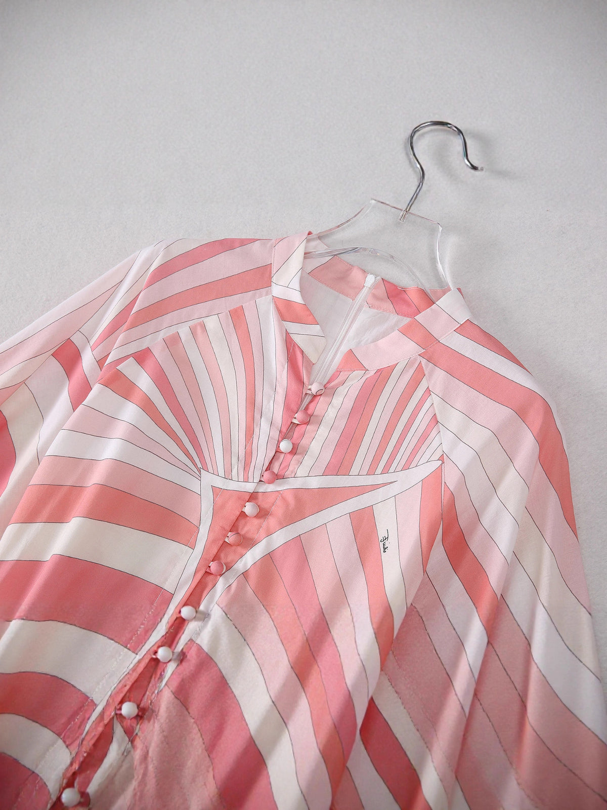 Blush Pucci Wave Maxi Dress