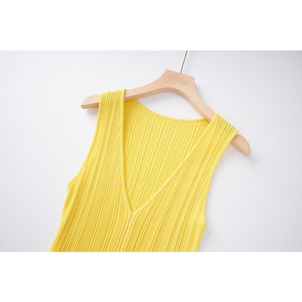 Yellow Flattering Dress