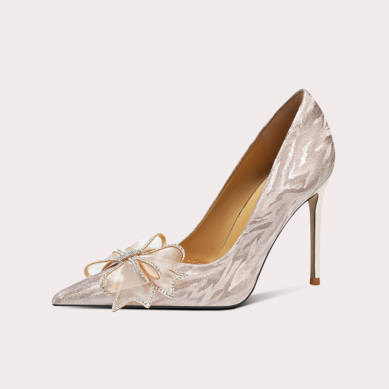 Wedding dress bridal shoes