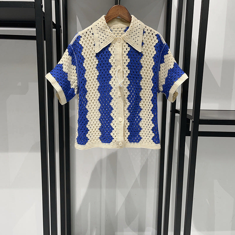 Lapel Shirt Pantsuit