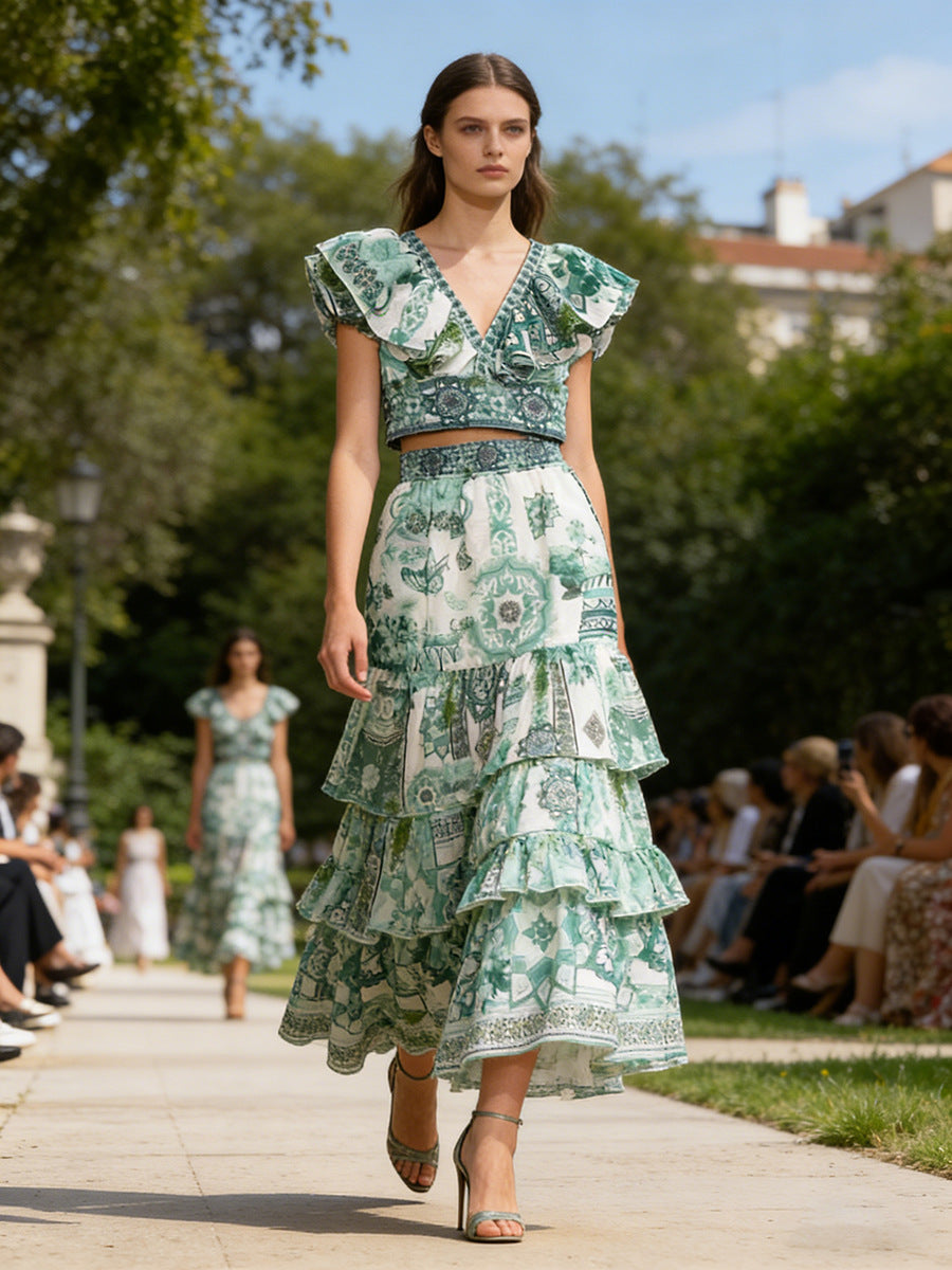 Tile Maxi Dress