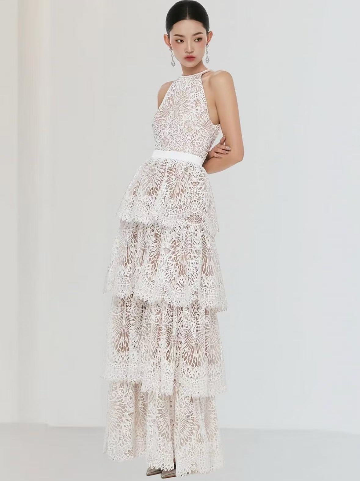 Water-Soluble Embroidery Dress