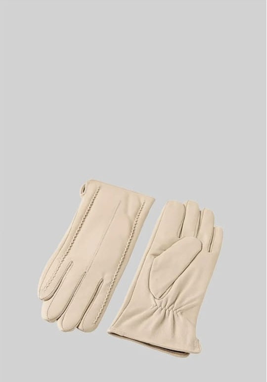 Bespoke Stitching Leather Gloves - Black