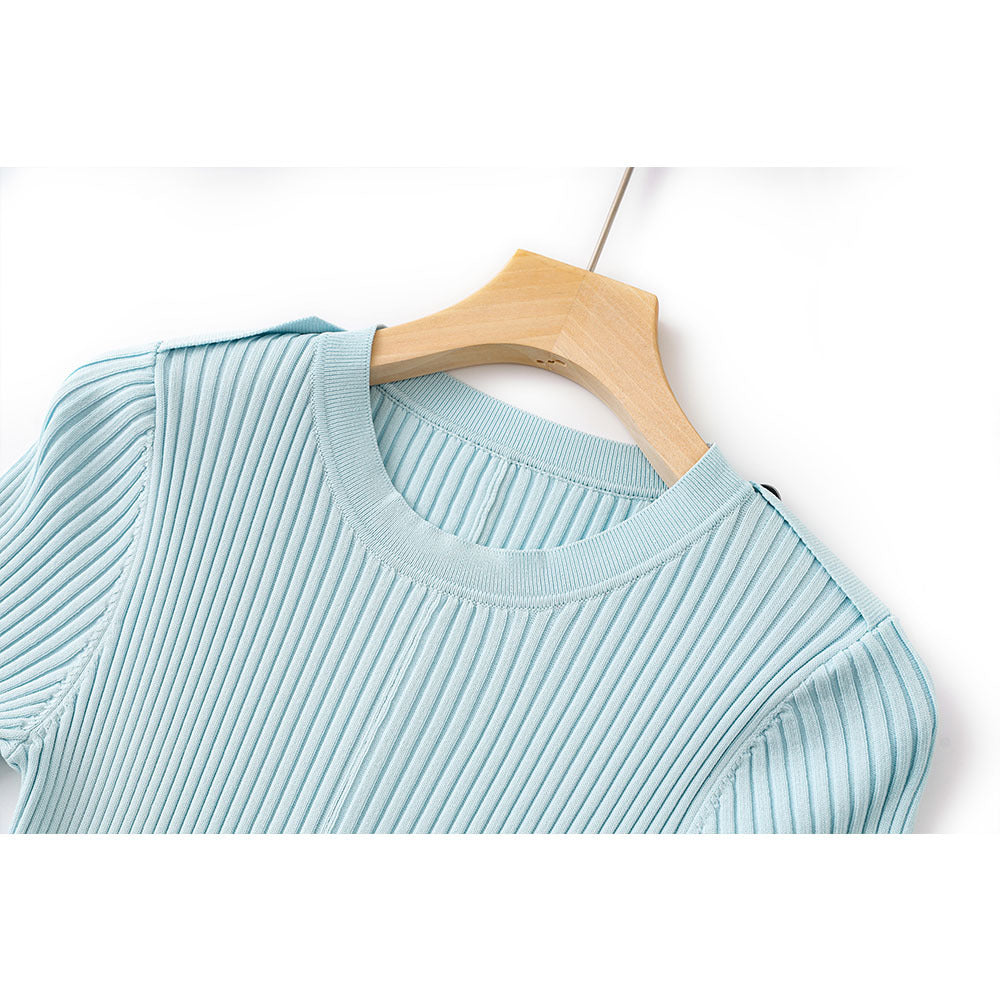 Zhong small round neck  dress