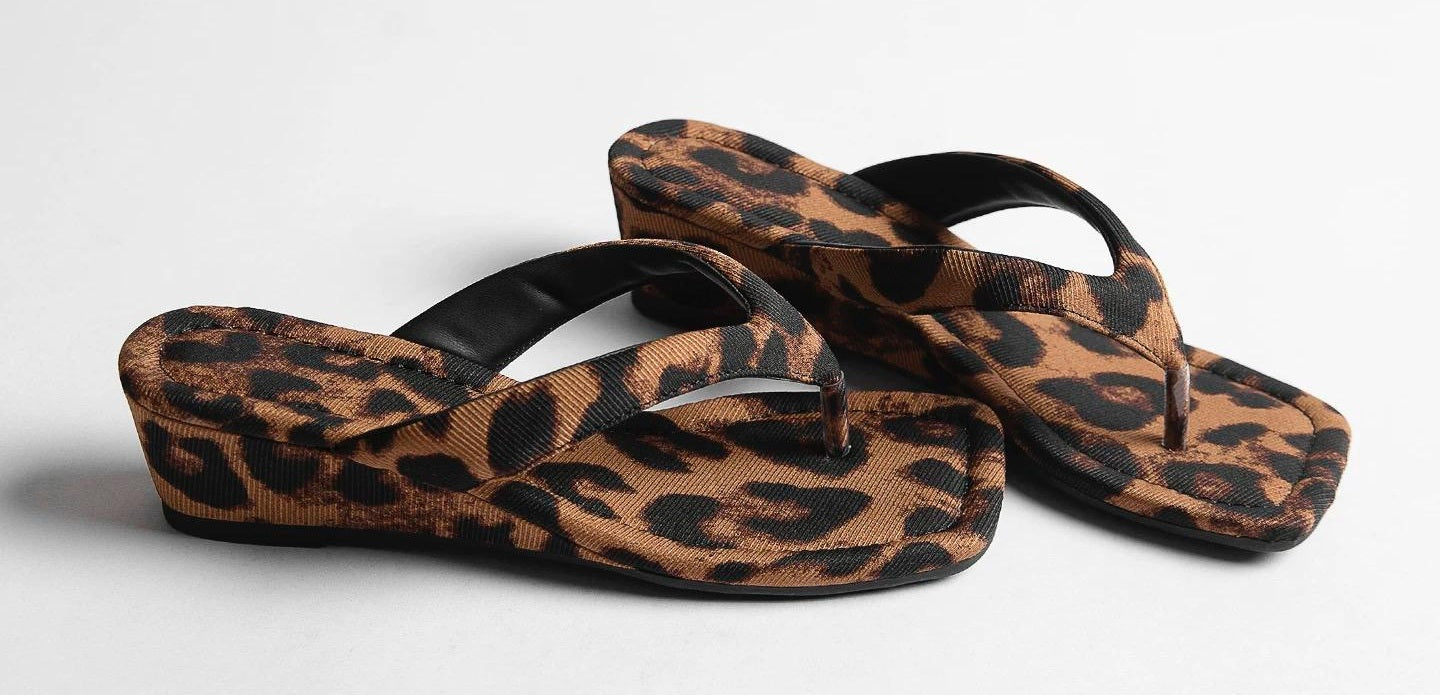 Palma Print Sandals