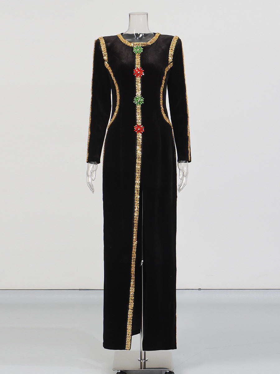 Luxury Diamond-encrusted High-End Dress