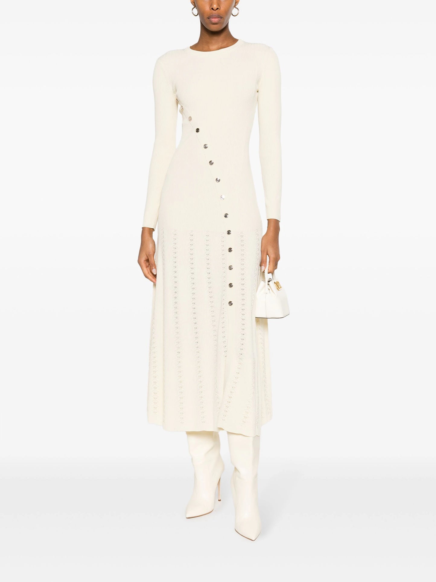 sandro ribbed maxi dress SANDRO Ribbed Maxi / midi dress