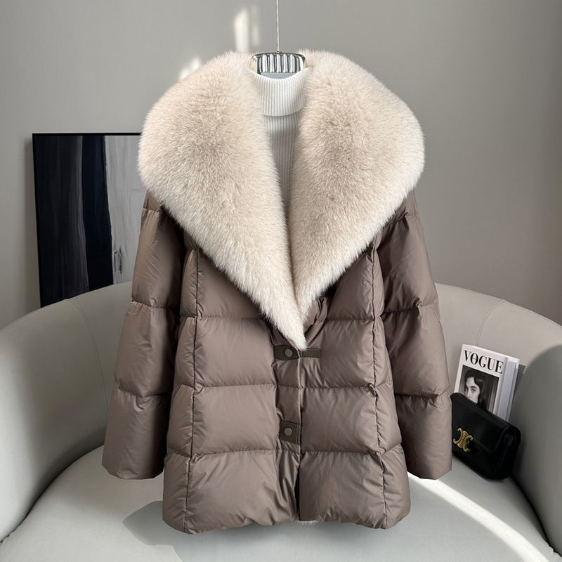 White goose down jacket