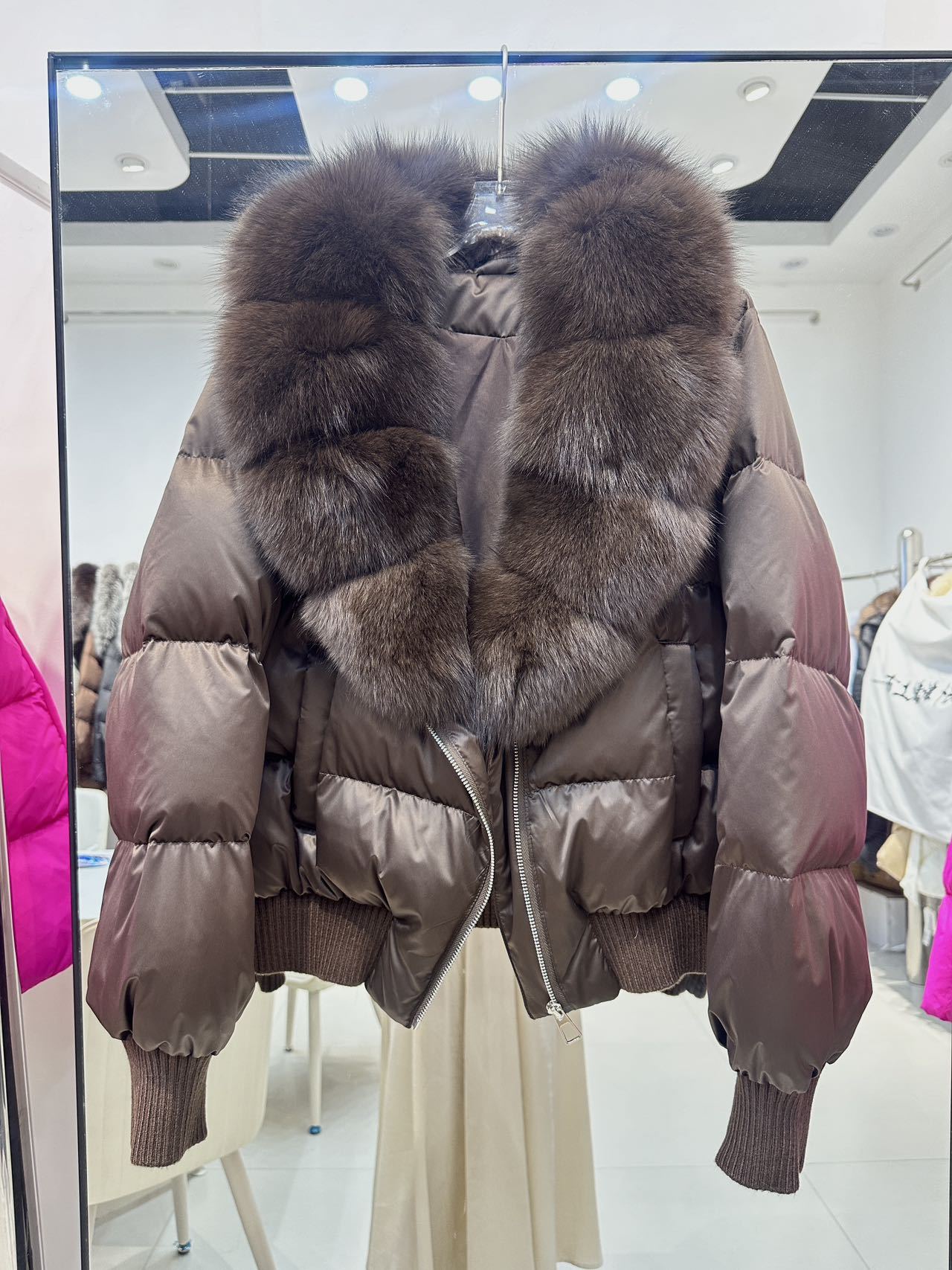 Fur Warm Down Jacket