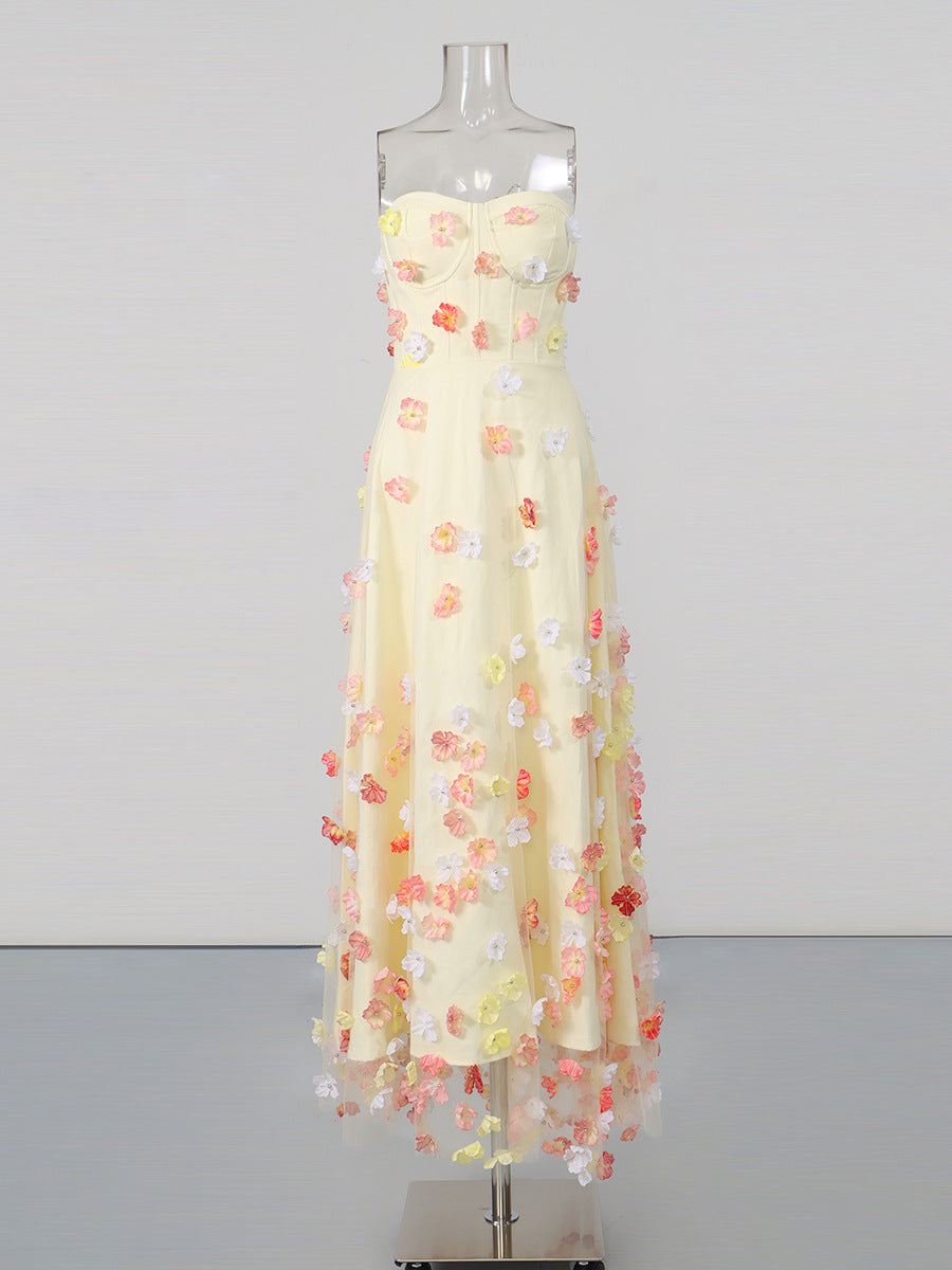 Lemon Bloom Petal Dress