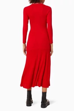 Palma Esmeralda Midi Dress in Viscose Knit Palma Esmeralda Midi Dress in Viscose Knit