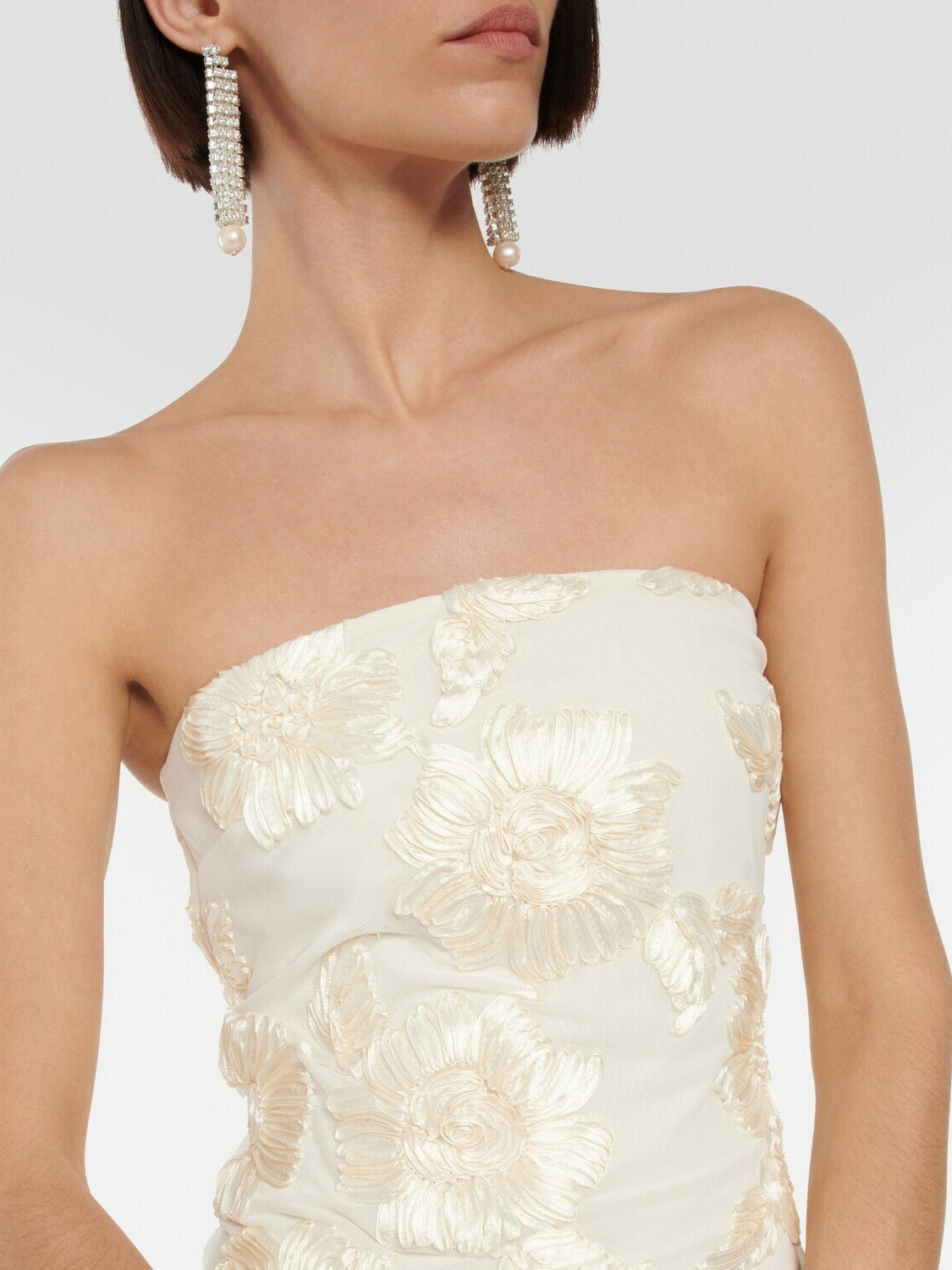 Bandeau dress-Yellow