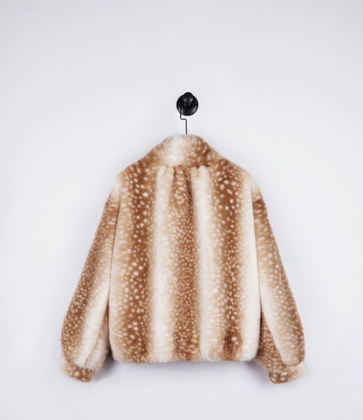 Leopard Print Fur Outerwear Coat