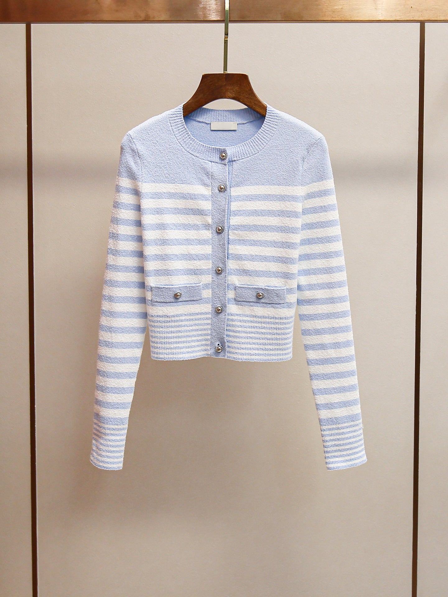 Palma striped knitted set