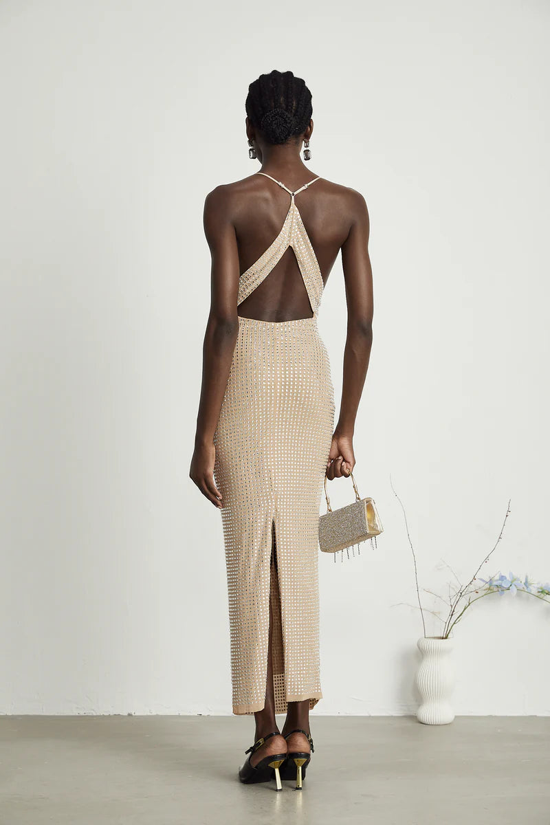 Robe midi coupée ornée de la Sorrel