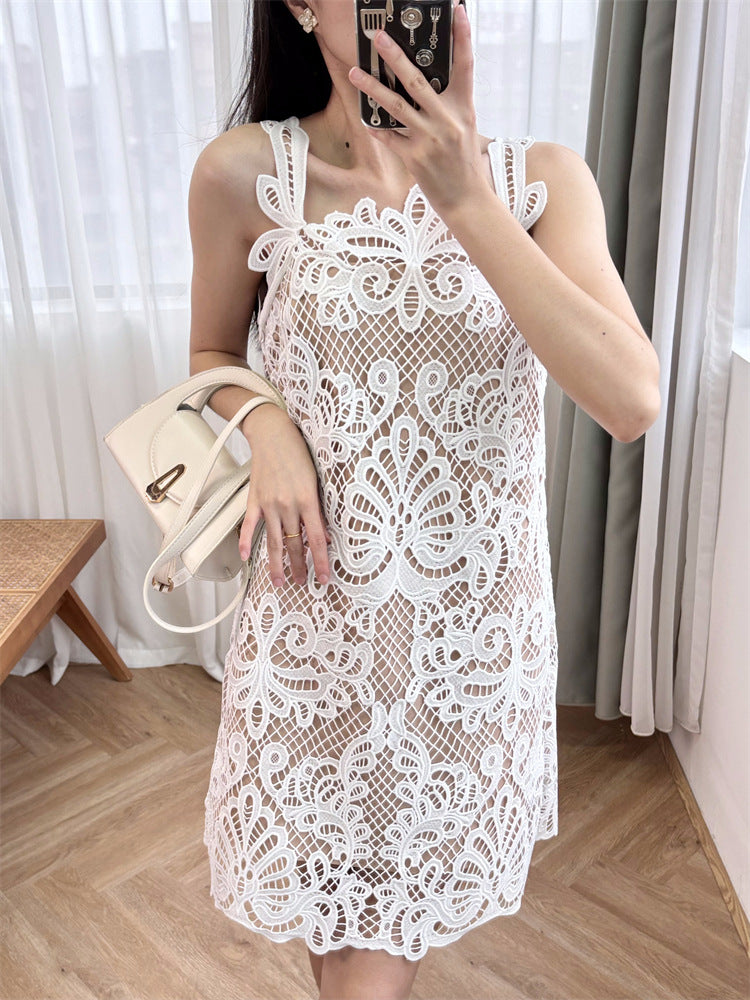 Cabochon Lace Dress