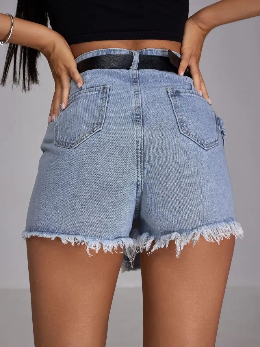 Denim shorts